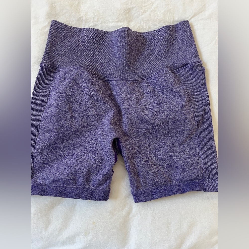 Women High Waist Workout Contour Seamless Bike Shorts